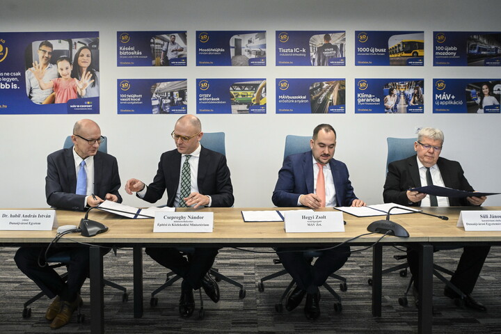 Együttműködési megállapodás jött létre a MÁV és a Dunaújvárosi Egyetem között