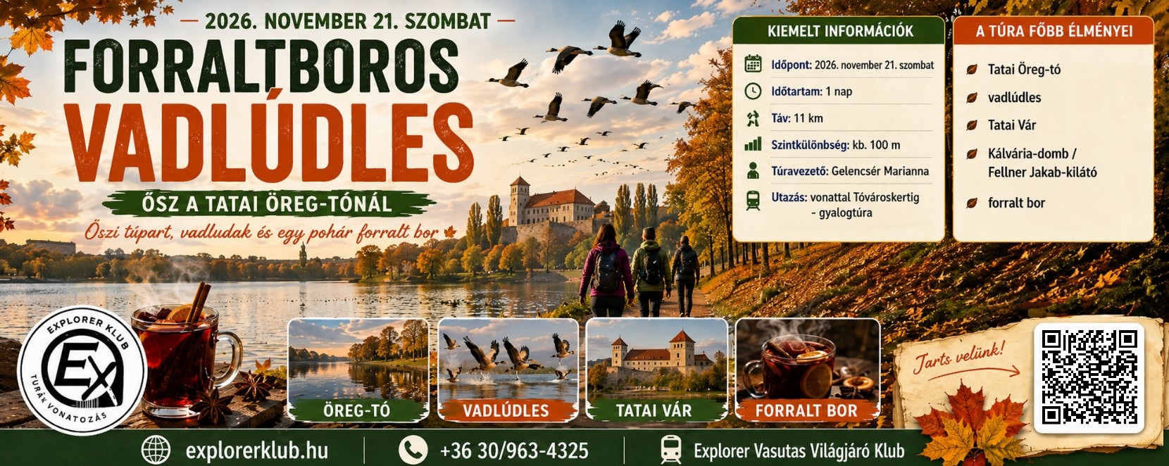Forraltboros vadlúdles – ingyenes PVDSZ túraajánló 11.21